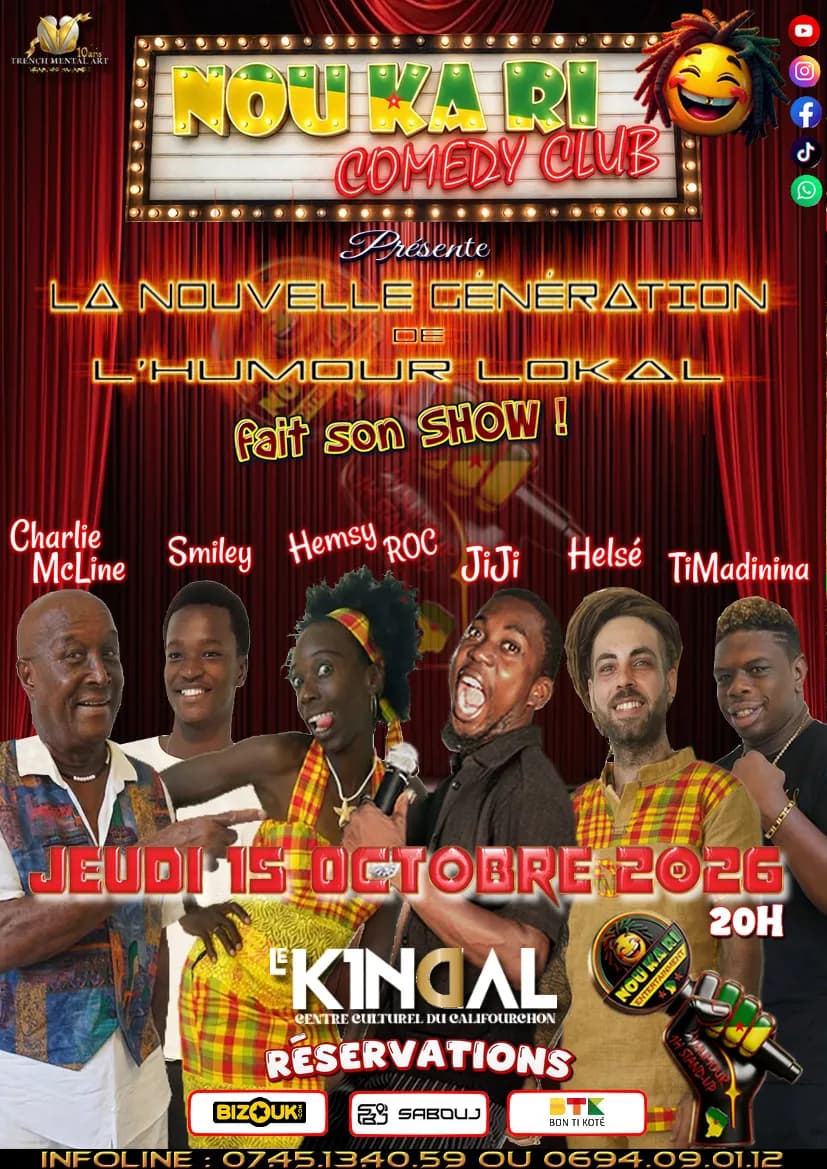 Noukari Comedy Club - La Nouvelle Génération De L'Humour Lokal Fait Son Show !