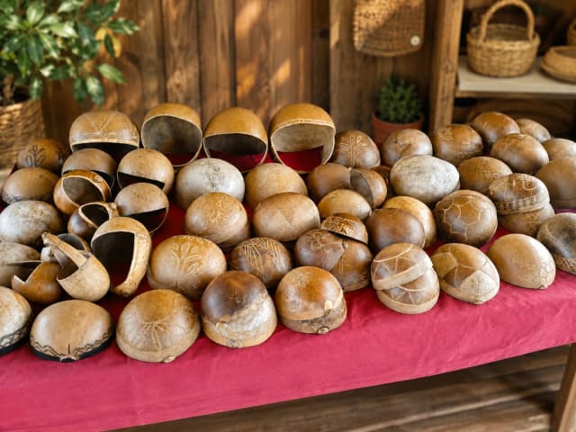Atelier de calebasse traditionnelle palikur, Village Norino — photo 1