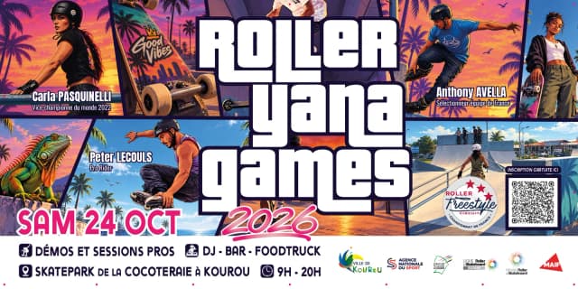 ROLLER YANA GAMES 2026, Skatepark de la Cocoteraie — photo 1