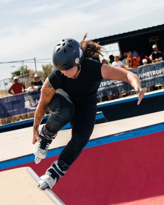 Stage Roller Freestyle avec des PRO-RIDERS, Skatepark de la Cocoteraie — photo 2
