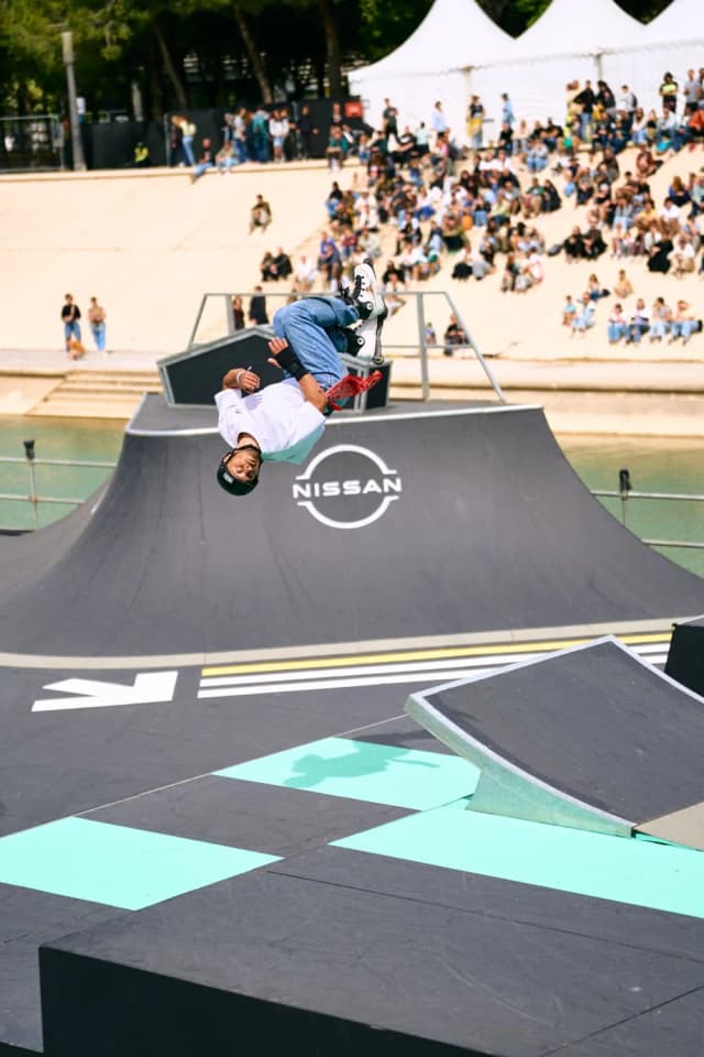 Stage Roller Freestyle avec des PRO-RIDERS, Skatepark de la Cocoteraie — photo 3