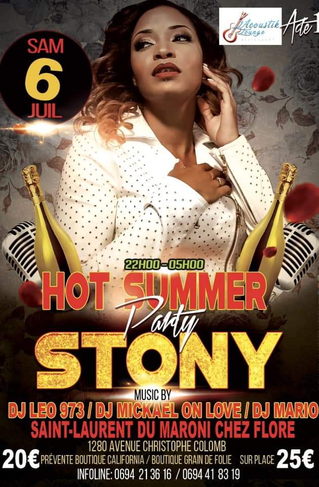 SOIRÉE A CAYENNE HOT SUMMER PARTY STONY