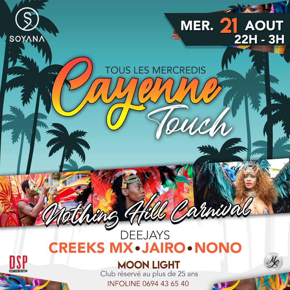 SOIRÉE TOUS LES MERCREDIS A CAYENNE | BTK