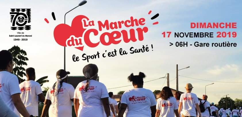 LA MARCHE DU CŒUR A SAINT LAURENT DU MARONI