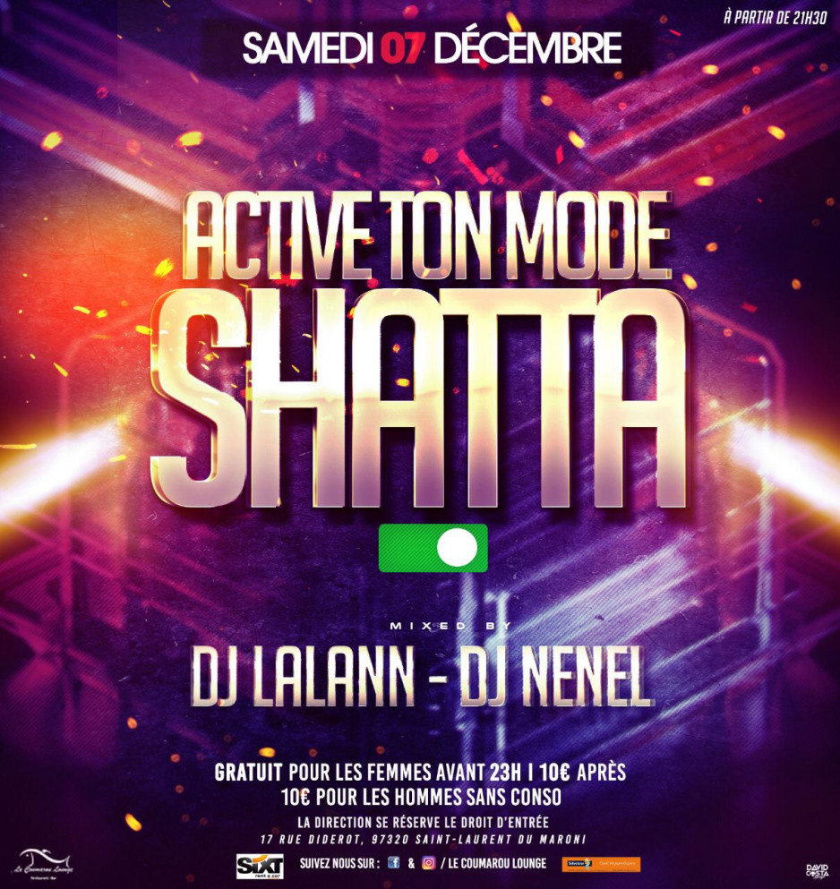 SOIRÉE ACTIVE TON MODE SHATTA DANS L'OUEST GUYANAIS